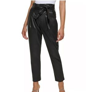 DKNY Faux Leather Pants
